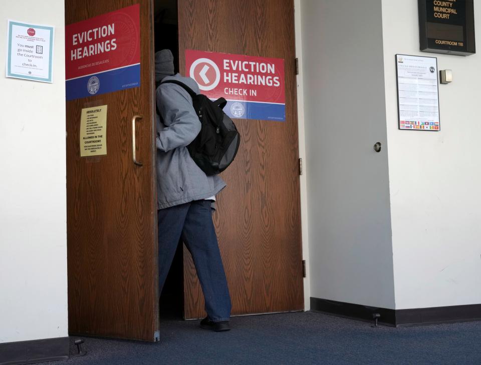 Eviction Court proceedings are held in Franklin County Municipal Courtroom 11B.