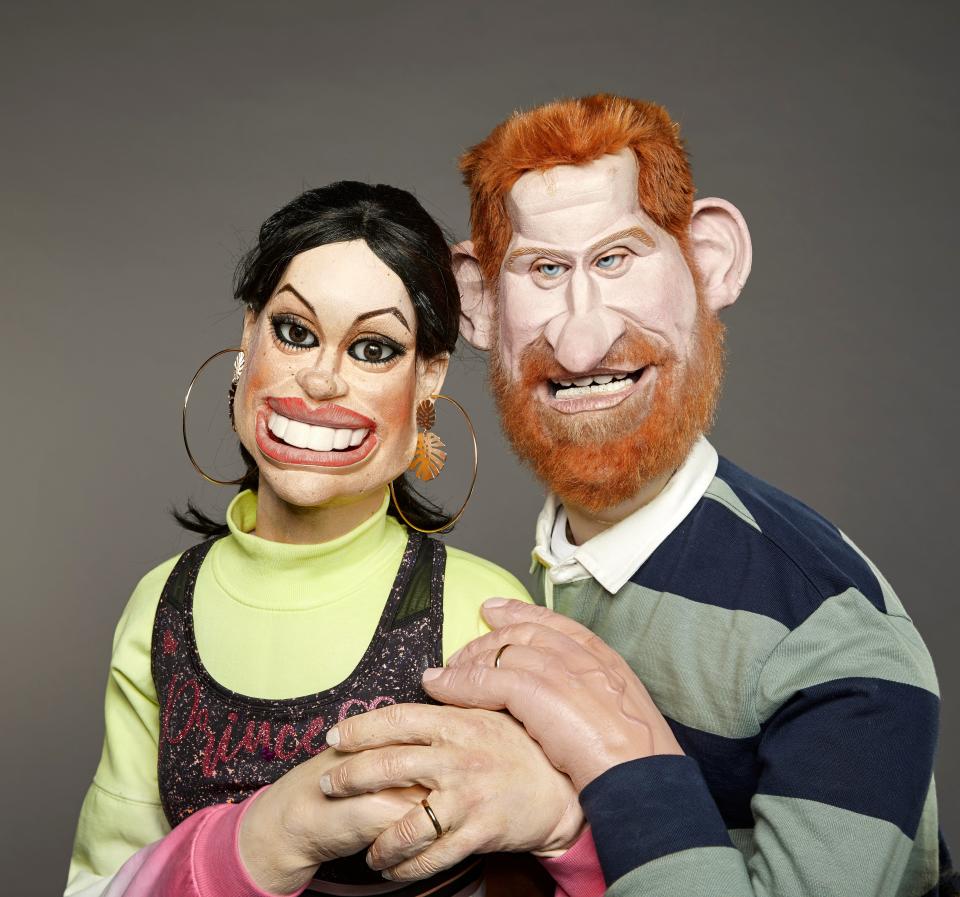 Megan Markle and Prince Harry as puppets in ‘Spitting Image’Avalon/Mark Harrison