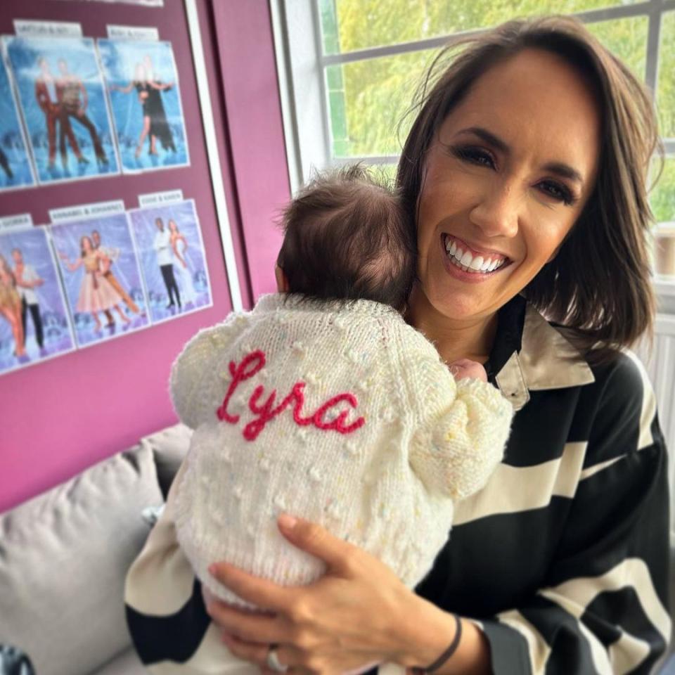 Janette Manrara shares adorable photo of baby Lyra reuniting with Strictly star for special occasion