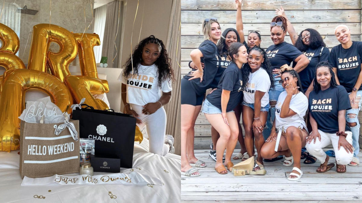 Simone Biles Turns Up During Bachelorette Party Ahead Of Wedding