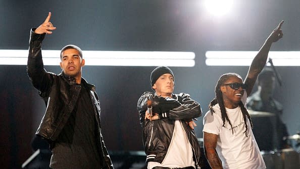 Drake, Eminem and Lil Wayne