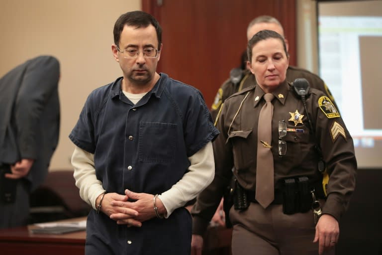 Larry Nassar was jailed for upto 175 years for abuse (SCOTT OLSON)