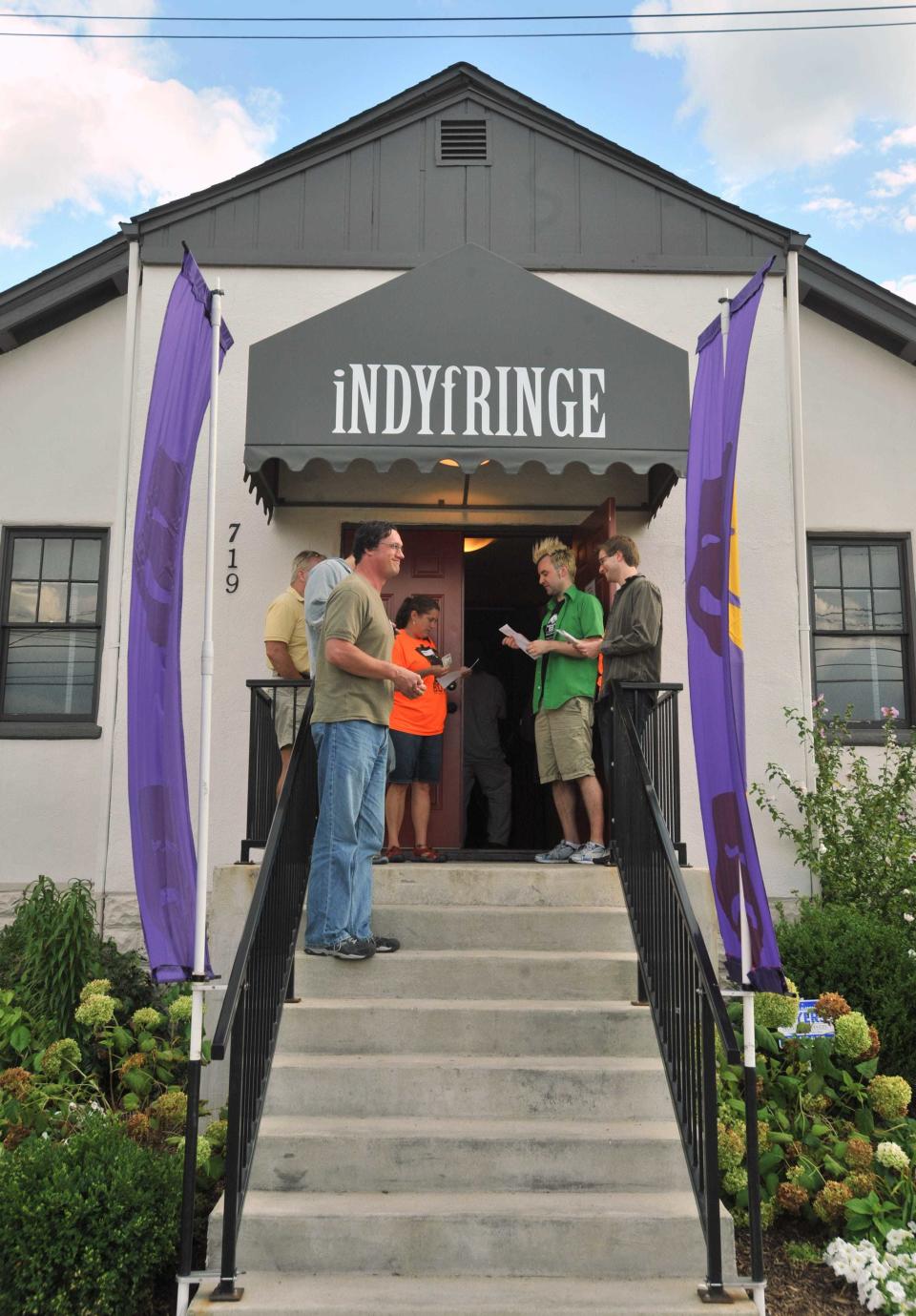 The IndyFringe theaters are located near East St. Clair Street and North College Avenue.