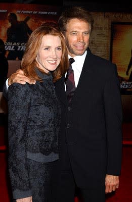 Jerry Bruckheimer and wife at the LA premiere of Touchstone's National Treasure