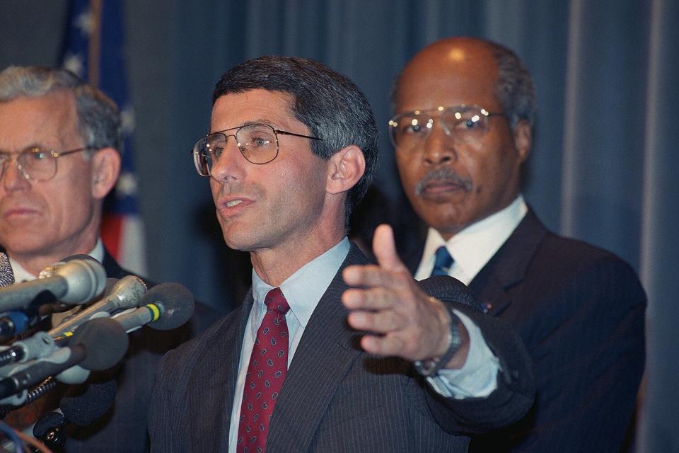 Anthony Fauci, Larry Kramer