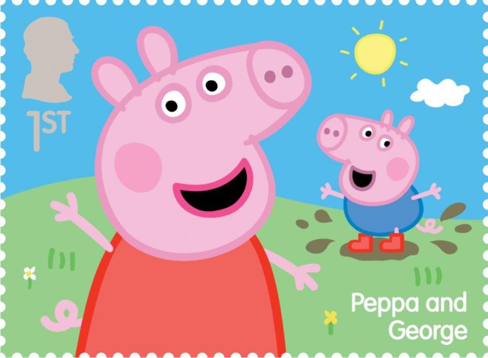 News Shopper: Peppa Pig and George feature on a Royal Mail stamp together