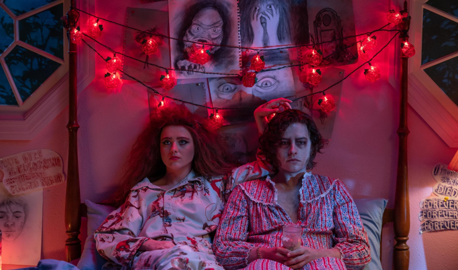 Kathryn Newton and Cole Sprouse in “Lisa Frankenstein” (Focus Features).