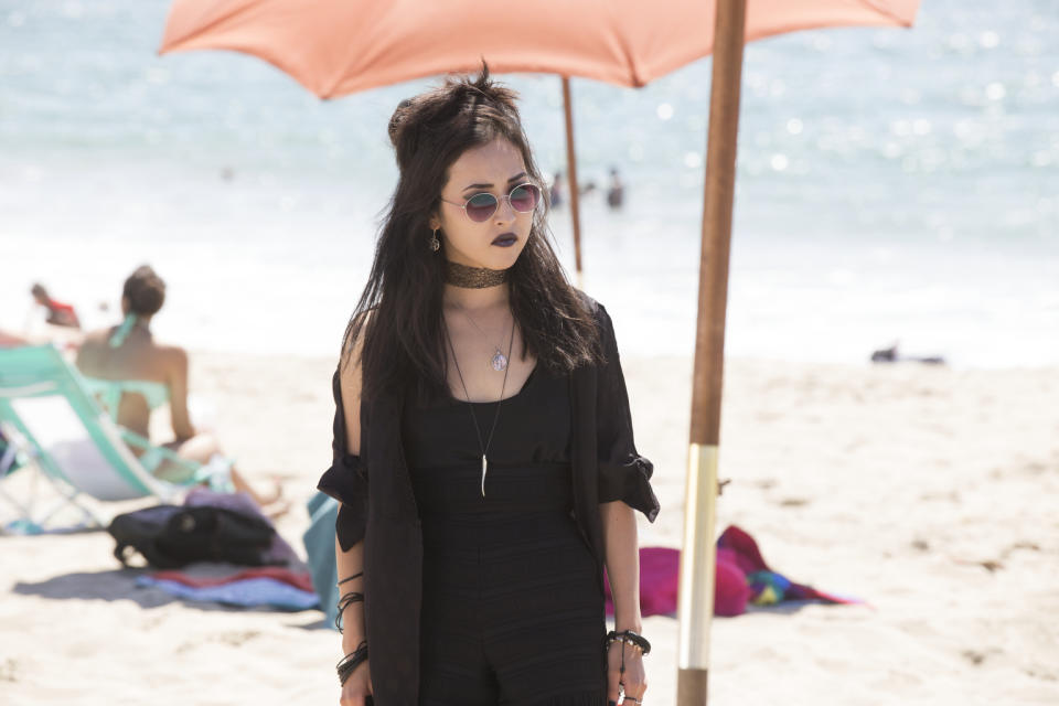 Lyrica Okano as Nico in <em>Marvel’s Runaways</em>. (Photo: Paul Sarkis/Hulu)