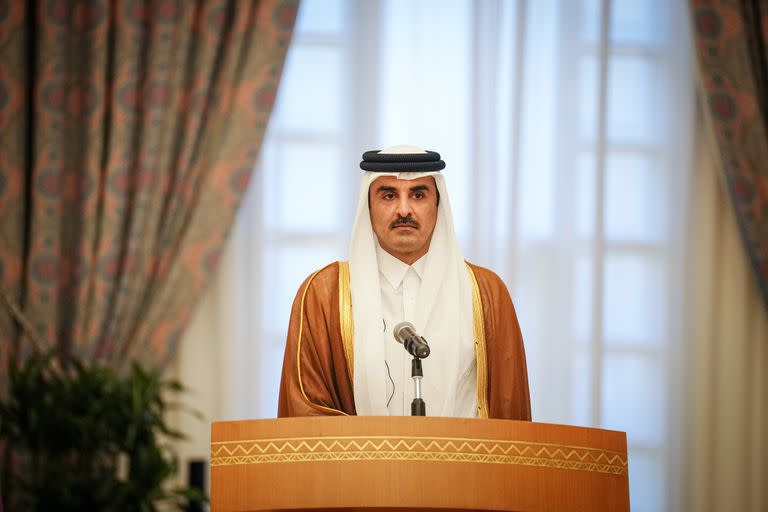 El emir de Qatar, Tamim bin Hamad al-Thani