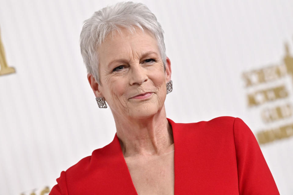 Closeup of Jamie Lee Curtis