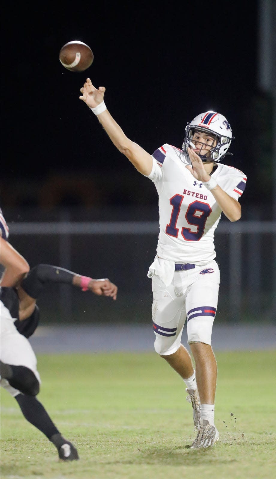 The Estero High School Wildcats visited the Mariner Tritons for a Friday night matchup Oct. 20, 2023. The Wildcats handed Mariner its first loss of the season with a final score of 22-14.