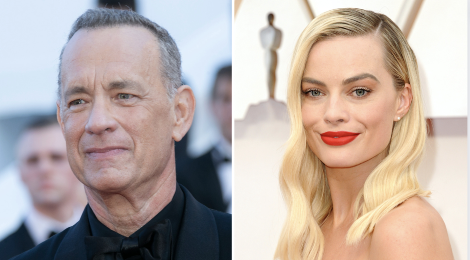 Tom Hanks, Margot Robbie - Credit: AP