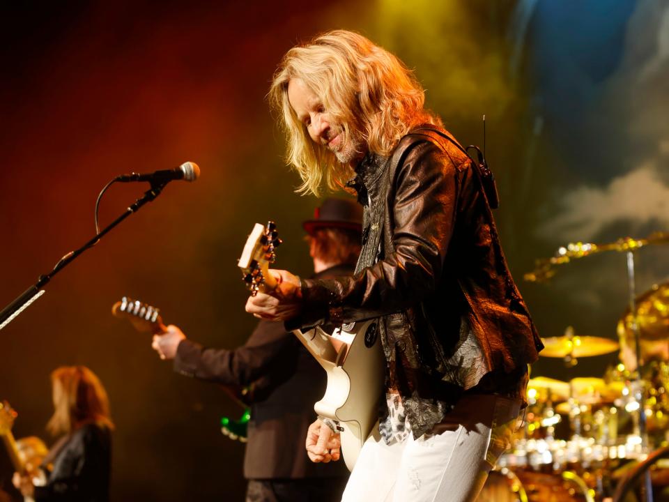 Tommy Shaw of the band Styx performs at the Ryman Auditorium on June 17, 2023, in Nashville, Tennessee.