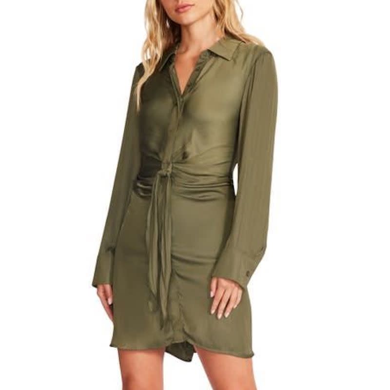 10) Tie Waist Shirtdress