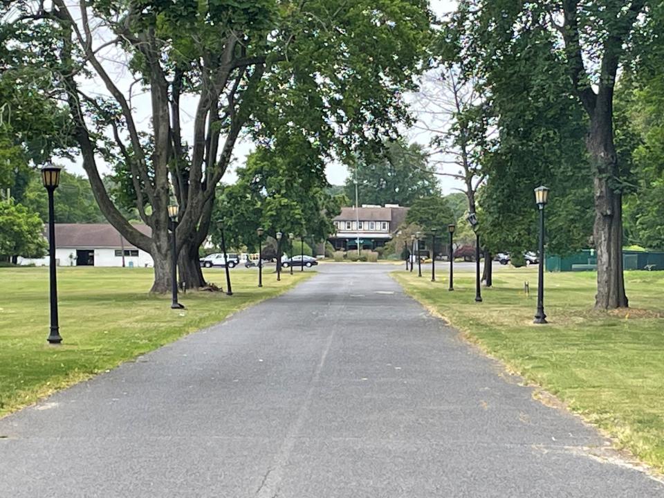 The entrance to Old Orchard Country Club off Monmouth Road in Eatontown.