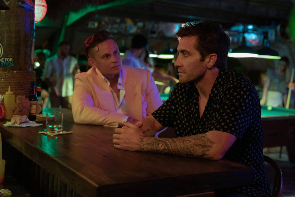 Billy Magnussen and Jake Gyllenhaal in 'Road House'<span class="copyright">Laura Radford—Prime Video</span>