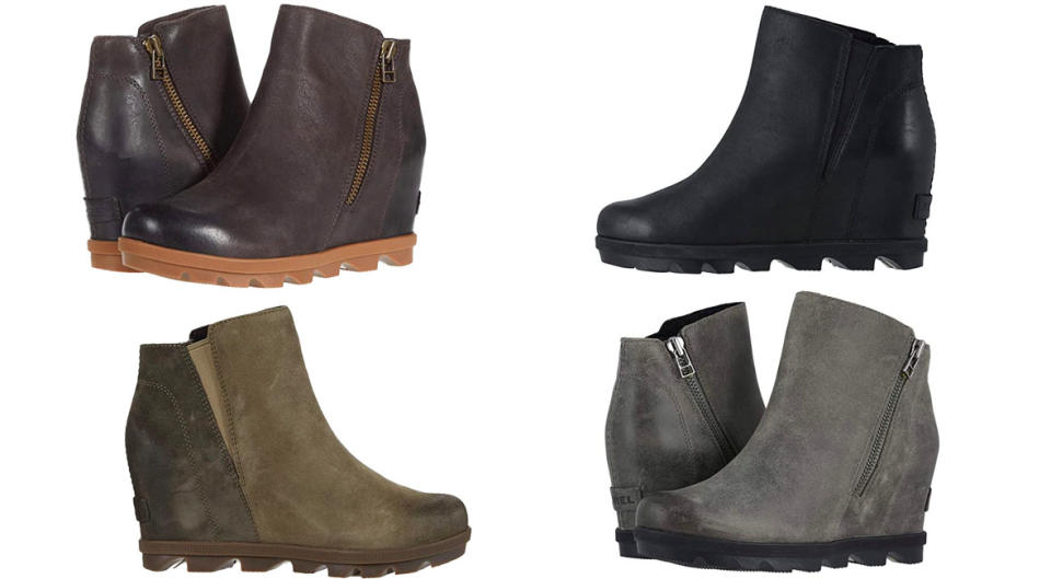 Sorel Joan of Arctic Wedge Wedge II Zip boots are $80 off. (Photo: Zappos)