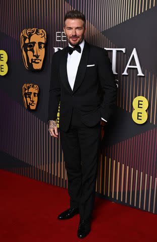 <p>Gareth Cattermole/BAFTA/Gett</p> David Beckham