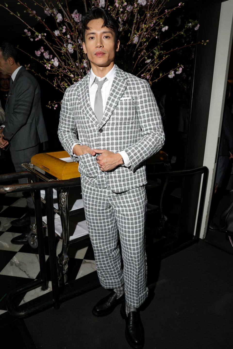Manny Jacinto - Saks and Thom Browne Capsule Collection Launch - Mr. Chow - Beverly Hills