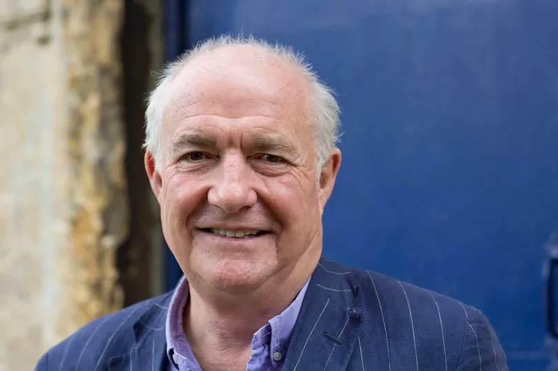 Chef, broadcaster and food writer Rick Stein poses at the Blenheim Palace Literary Festival on September 18, 2013 in Woodstock, England