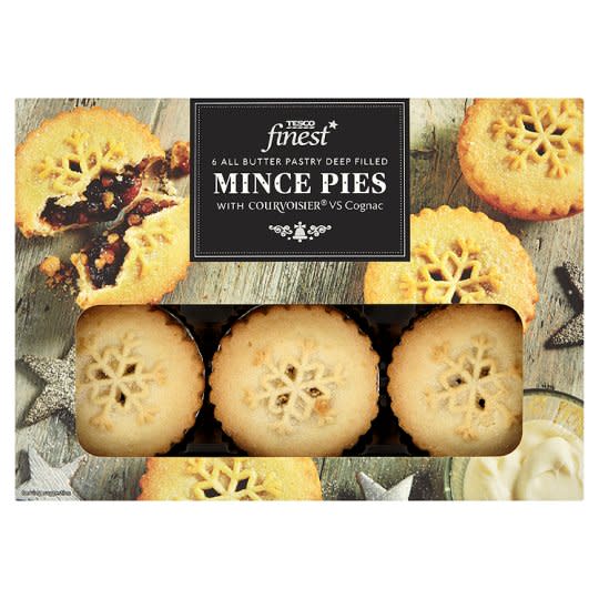 Tesco’s selection of six mince pies from its Finest range were a winner (Tesco)