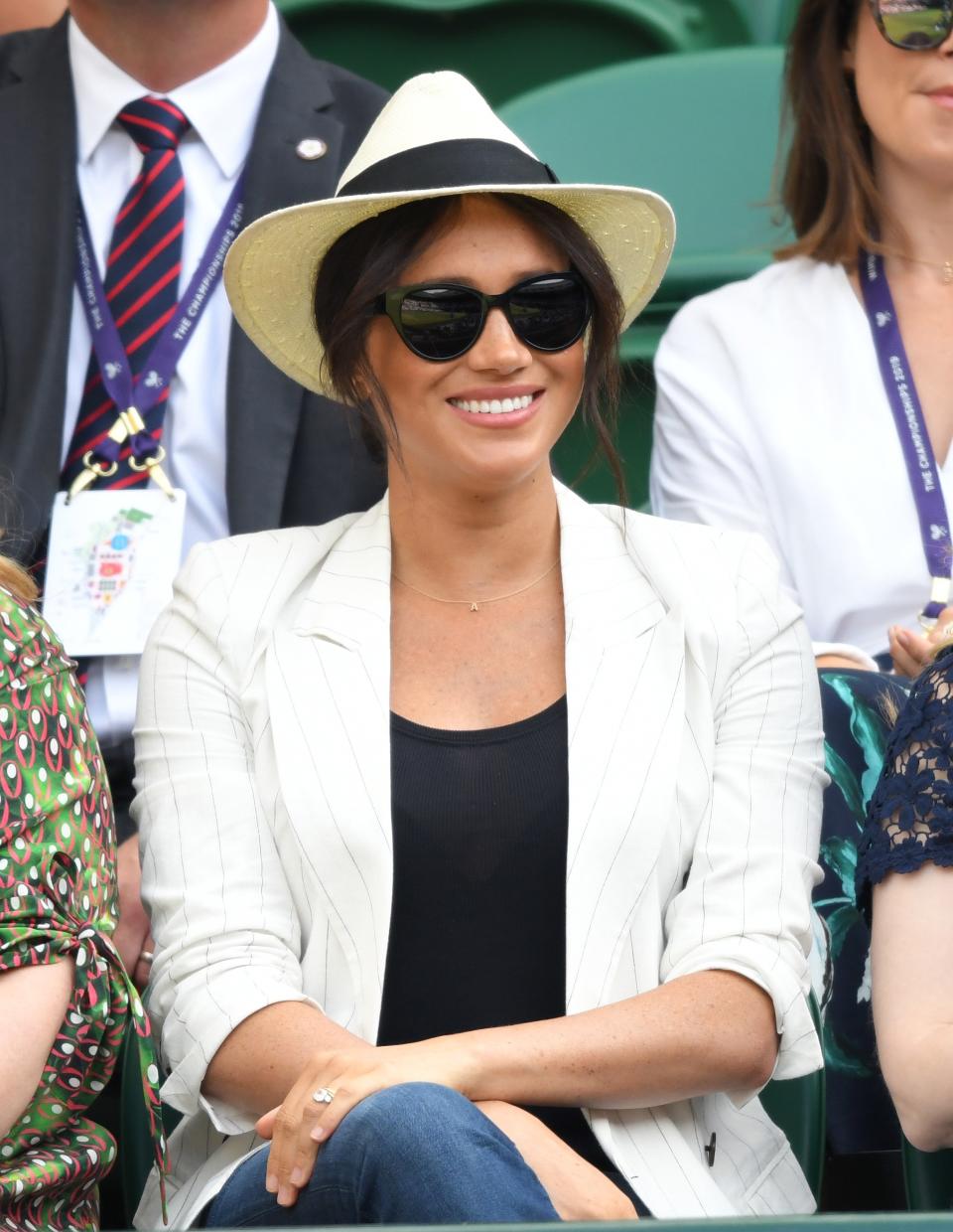 <h1 class="title">Meghan Markle Wimbledon 2019</h1><cite class="credit">Karwai Tang/Getty Images</cite>