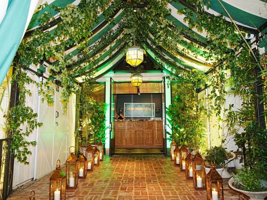 A general view of atmosphere at HBO / HBO Max Emmy Nominees Reception at San Vicente Bungalows on September 12, 2022 in West Hollywood, California.