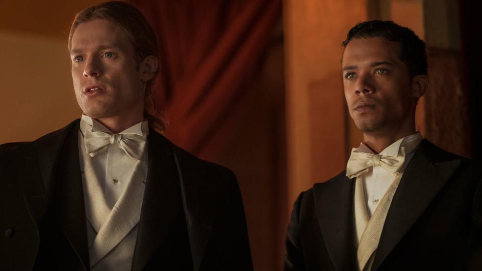 Sam Reid and Jacob Anderson in AMC+ series Interview with the Vampire
