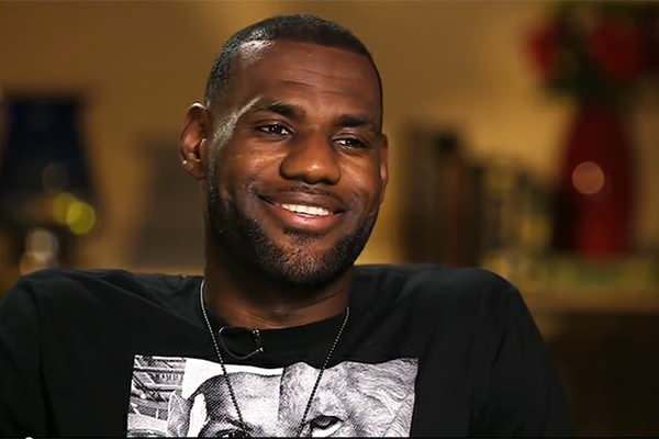 LeBron James during a CNN interview that aired Sept. 26. (Screencap via CNN)