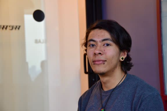 Jorge Cervantes, a 20-year-old student at Hola Code.