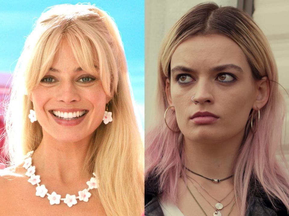 Margot Robbie and Emma Mackey