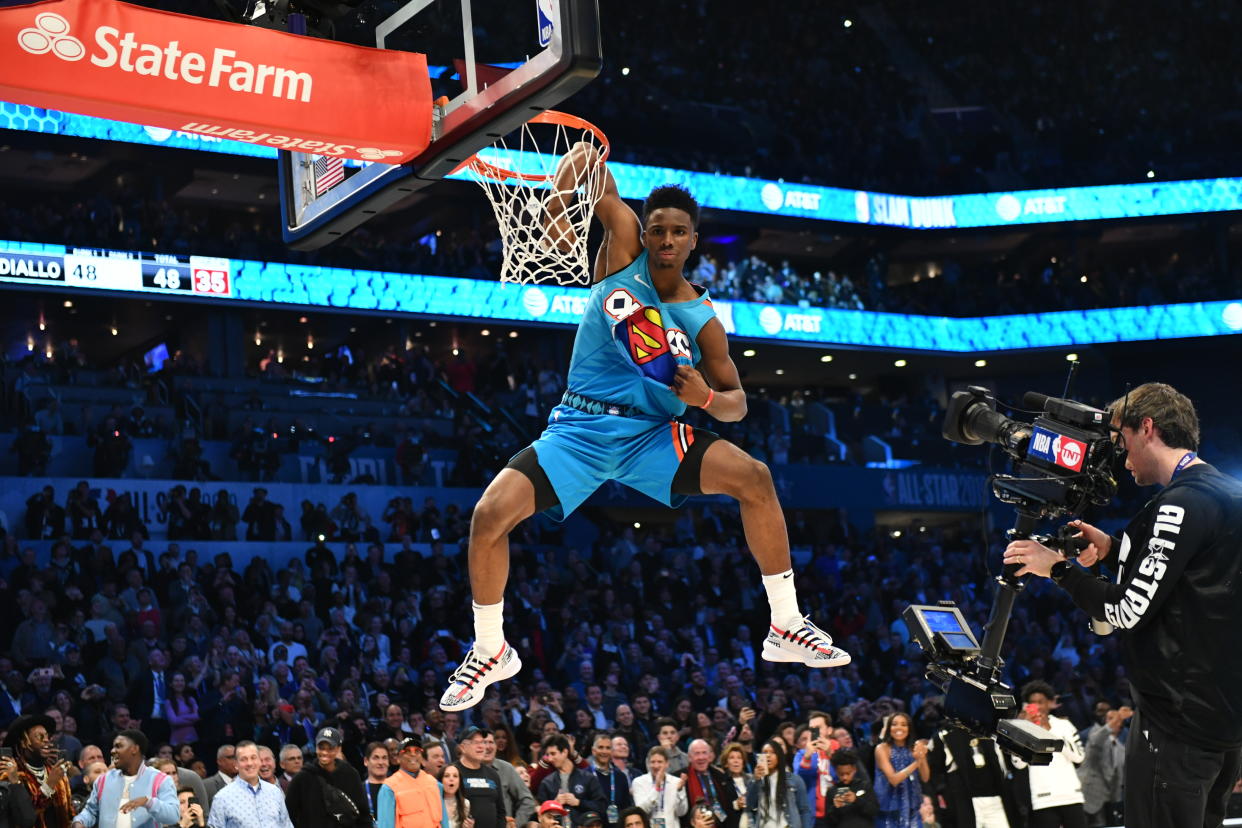Hamidou Diallo wants to battle Zion Williamson at the Dunk Contest next year, and that matchup would be insane. (Jesse D. Garrabrant/Getty Images)