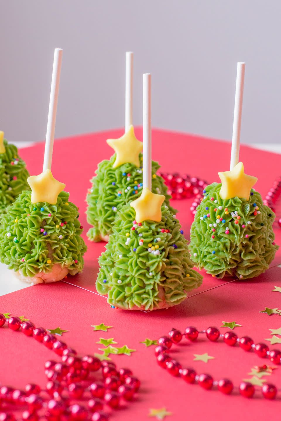 Christmas Tree Cake Pops