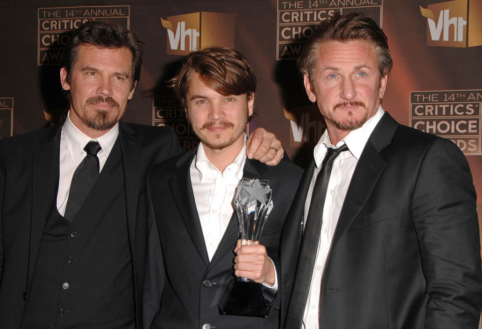 14th Annual Critics' Choice Awards 2009 Josh Brolin Emile Hirsch Sean Penn