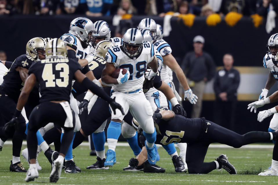 The New York Giants reportedly intend to sign free-agent running back Jonathan Stewart. (AP)