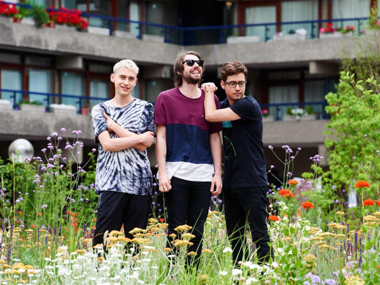 Years and Years frontman Olly Alexander (left), who is often referred to as a 'twink', has been open about his struggle with bulimia as he came to terms with his sexuality: Micha Theiner