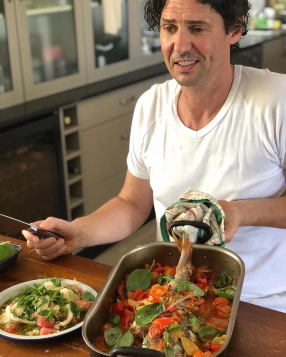 Colin Fassnidge was a last minute addition apparently following Pete Evans' firing. Photo: Instagram/Colin Fassnidge