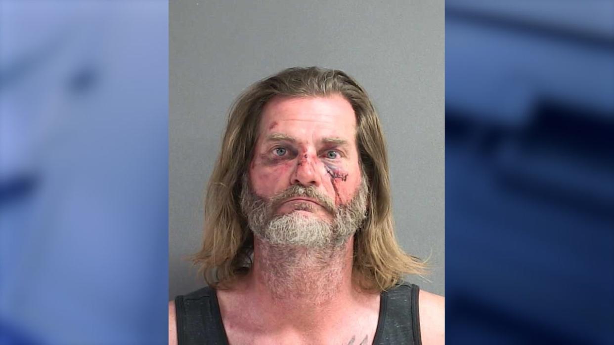 <div>Andrew Burnett was arrested and charged with battery, aggravated child abuse and larceny-grand theft on April 23, 2024. (Photo: Volusia County Branch Jail)</div>