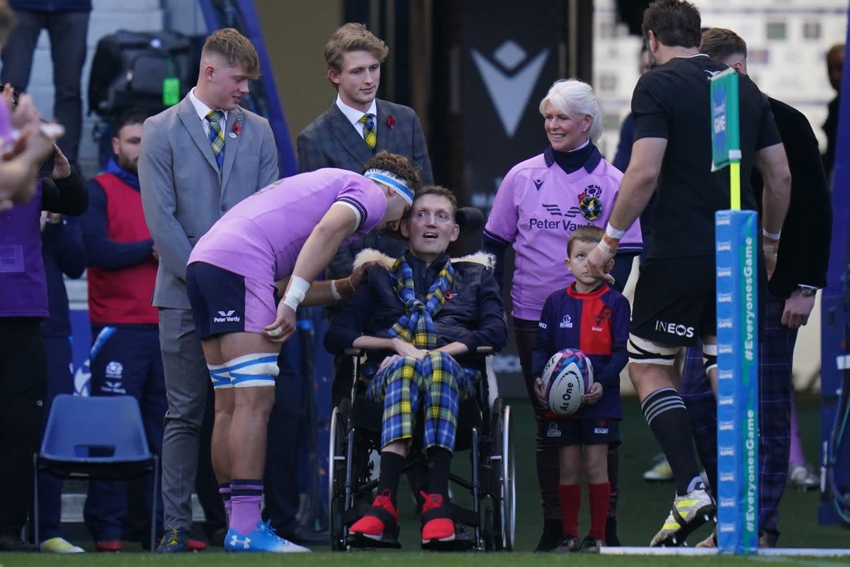 Doddie Weir was at the recent Scotland versus New Zealand match (Jane Barlow/PA) (PA Wire)