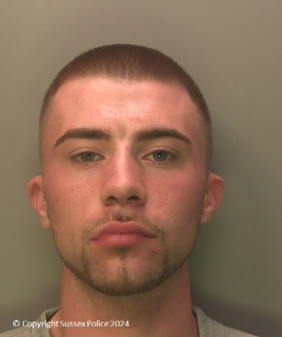 Prior had invaded his ex-girlfriend's flat in a jealous rage (Surrey Police)