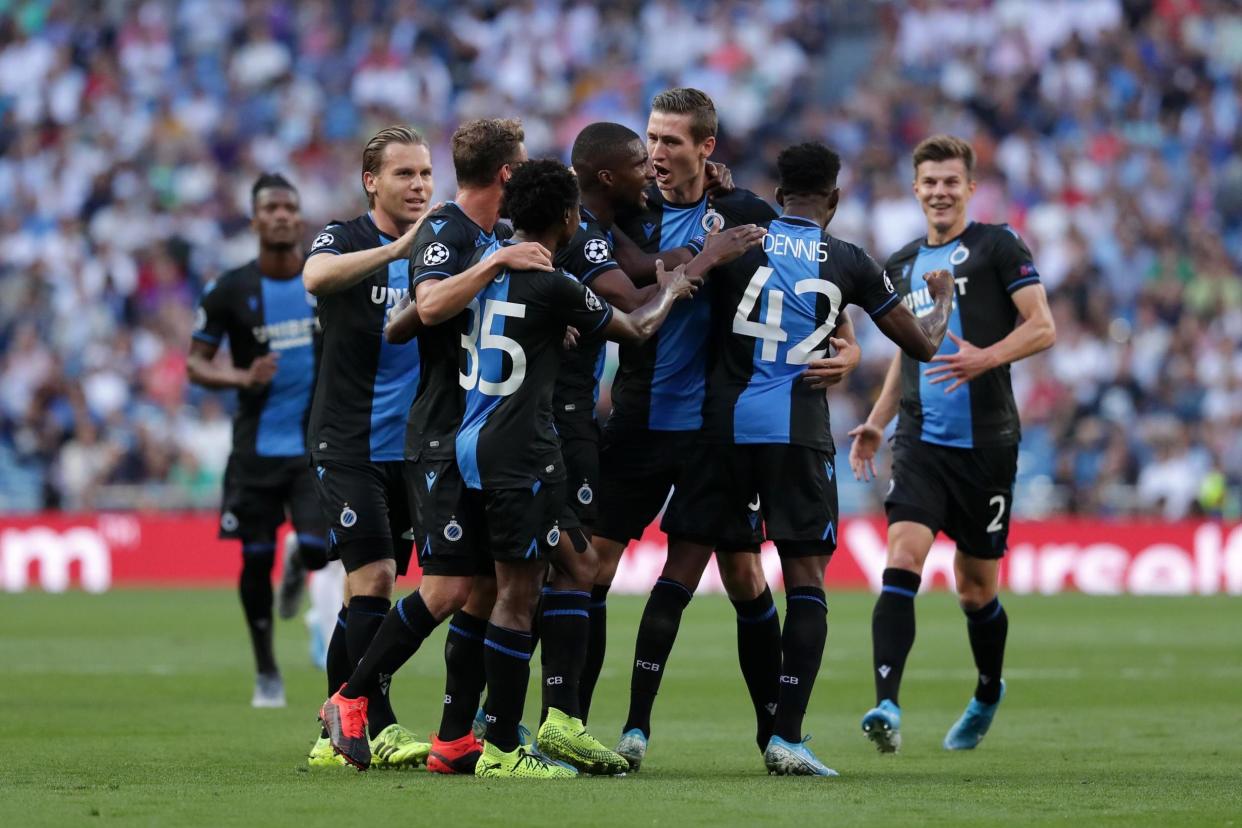 Brugge were 15 points clear at the top of the league: Getty Images