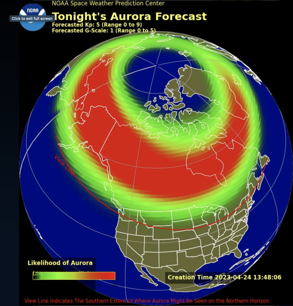 Northern lights spotted in Kentucky: Aurora borealis may have been ...