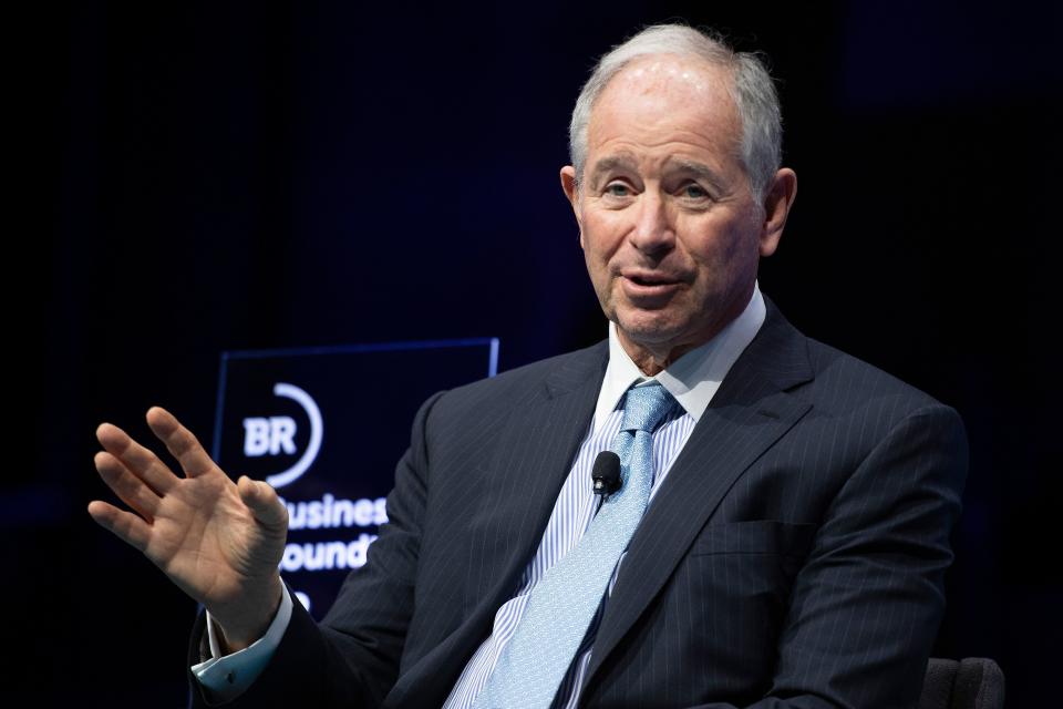 Blackstone CEO Steve Schwarzman speaks during the Business Roundtable CEO Innovation Summit in Washington, DC on December 6, 2018. (Photo by Jim WATSON / AFP)        (Photo credit should read JIM WATSON/AFP/Getty Images)