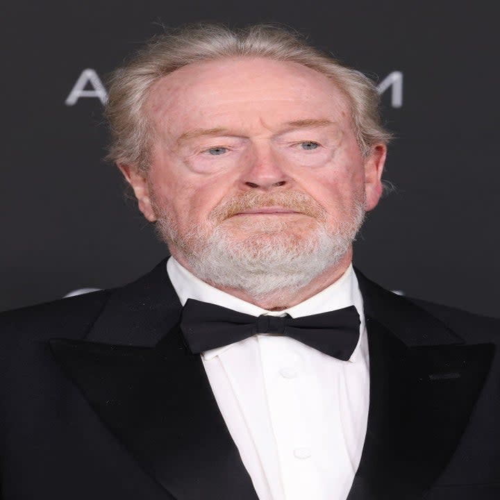 closeup of Ridley Scott