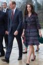 Kate’s most expensive look came courtesy of Chanel. The duchess wore a $11,100 tweed skirt suit with a $6,000 quilted bag and $2,700 Cartier earrings.