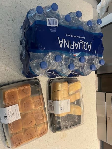 PHOTO: Hurricane rations Miles picked up from Publix grocery store. (ABC News)