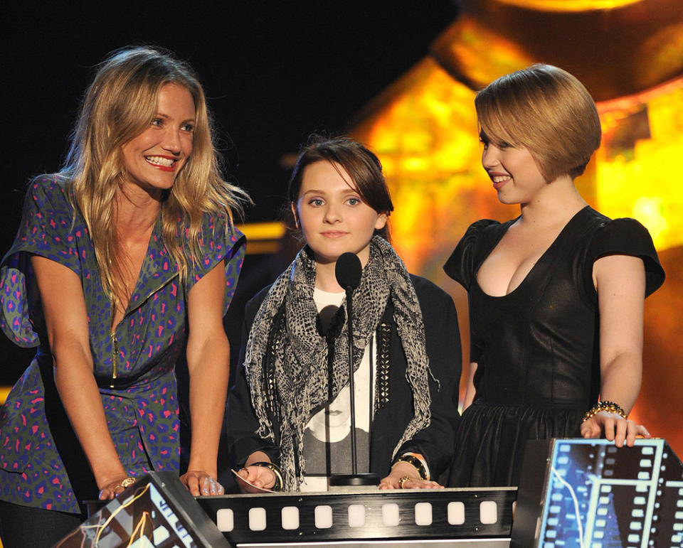 MTV Movie Awards Show Photos 2009 Cameron Diaz Abigail Breslin Sofia Vassileva