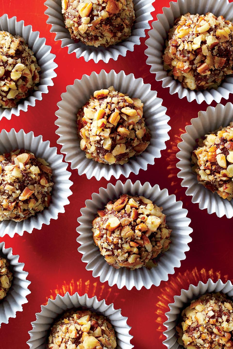 Fudgy Pecan Bourbon Balls