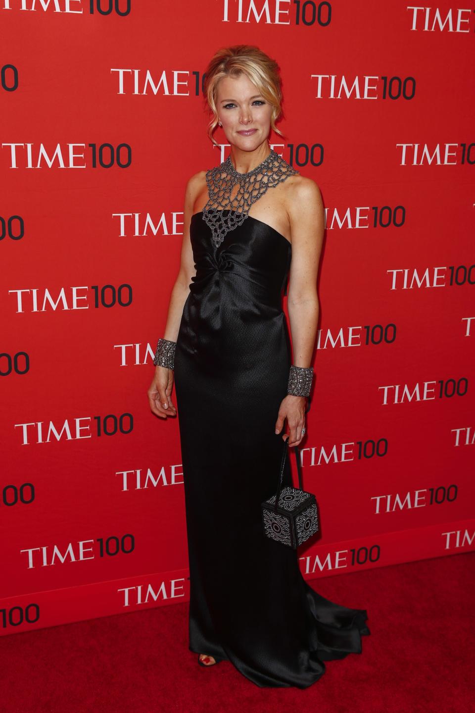 Honoree and journalist Megyn Kelly arrives at the Time 100 gala celebrating the magazine's naming of the 100 most influential people in the world for the past year, in New York April 29, 2014. REUTERS/Lucas Jackson (UNITED STATES - Tags: ENTERTAINMENT MEDIA)