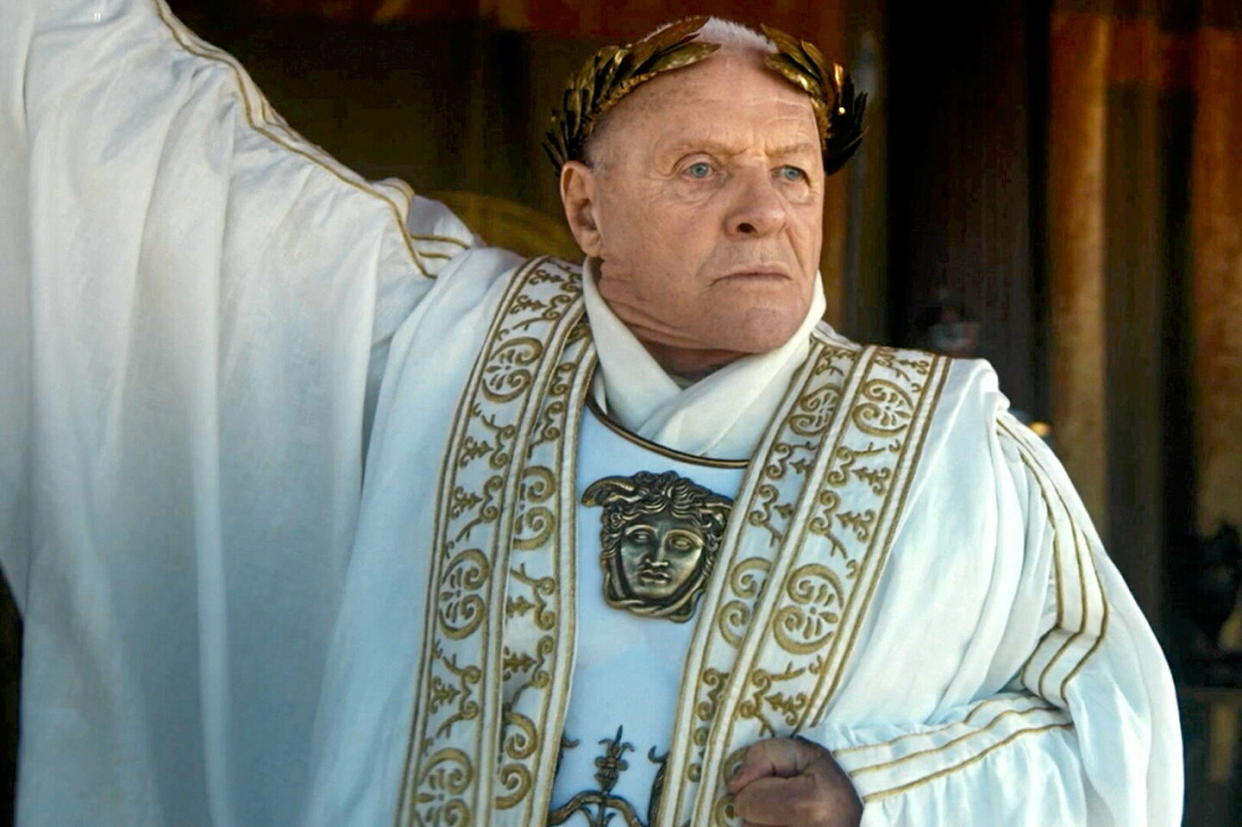Anthony Hopkins magistral dans Those About to Die.  - Credit:Prime video